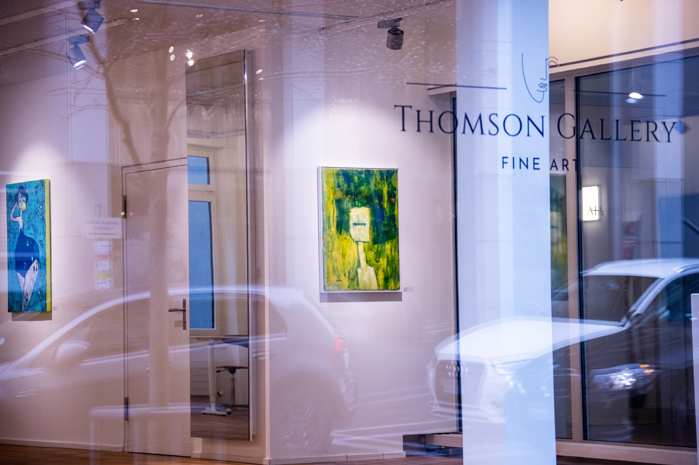 Thomson Gallery in the evening